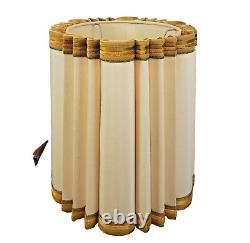 Vintage Regency Hollywood 1960's Pleated Drum Lamp Shade 16 x 18