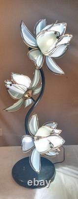 Vintage Regency Lotus Lamp