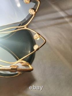 Vintage Regency Lotus Lamp