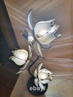Vintage Regency Lotus Lamp