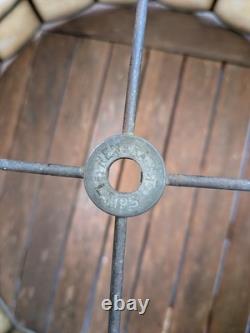 Vintage Rembrandt Capiz Shell Lamp Shade 18 Scalloped Dome Mid Century