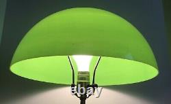 Vintage Retro Neon Green Mushroom Plastic Lamp Shade 60s 70s 80s Psychedelic