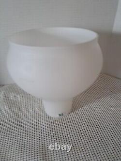 Vintage Rosdala White Milk Glass Lamp Shade Globe