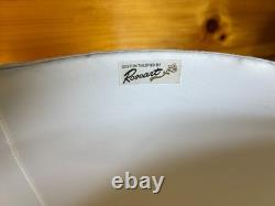 Vintage Roseart Custom Tailored Pleated Fabric Drum Lamp Shade 12.25 Tall