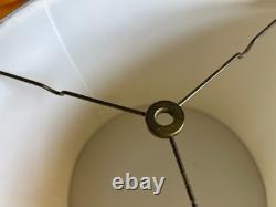Vintage Roseart Custom Tailored Pleated Fabric Drum Lamp Shade 12.25 Tall