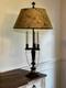 Vintage Stiffel Brass Bouillotte Lamp Amazing Shade Professionally Rewired