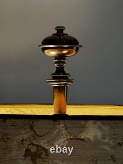Vintage STIFFEL Brass Bouillotte Lamp Amazing Shade Professionally Rewired