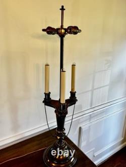 Vintage STIFFEL Brass Bouillotte Lamp Amazing Shade Professionally Rewired