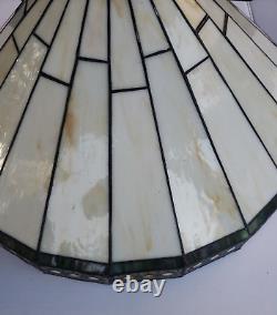 Vintage STYLE STAINED GLASS LAMP SHADE TIFFANY STYLE
