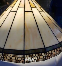 Vintage STYLE STAINED GLASS LAMP SHADE TIFFANY STYLE