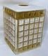 Vintage Scandinavian Amber Glass Honeycomb Lamp Shade For Pendant Light Swedish