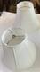 Vintage Set Of 2 Round Bell Lamp Shades Matching Silky White 10tall 14 B 7 T