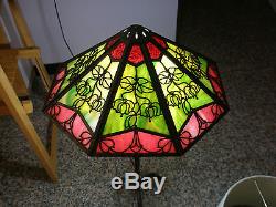 Vintage Slag Glass Lamp Shade