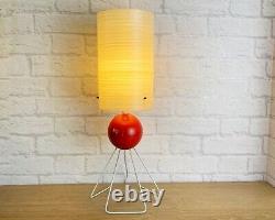 Vintage Sputnik Atomic retro mid century Lamp With Fibreglass Shade