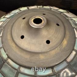 Vintage Stained Glass Dragonfly Lamp Shade Large 17 Tiffany Style Art Nouveau