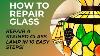Vintage Stained Glass Lamp Repair
