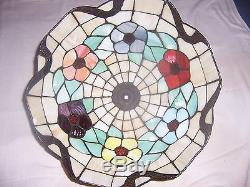 Vintage Stained Glass Tiffany style Lamp Shade