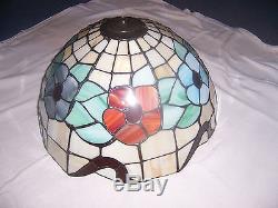 Vintage Stained Glass Tiffany style Lamp Shade