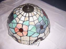 Vintage Stained Glass Tiffany style Lamp Shade