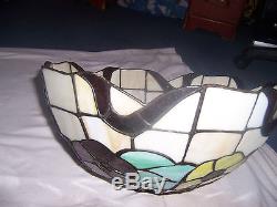 Vintage Stained Glass Tiffany style Lamp Shade
