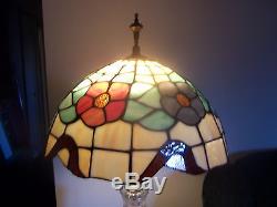 Vintage Stained Glass Tiffany style Lamp Shade