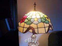 Vintage Stained Glass Tiffany style Lamp Shade