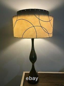 Vintage Style 2 Tier Fiberglass Lamp Shade Mid Century Style IGGA