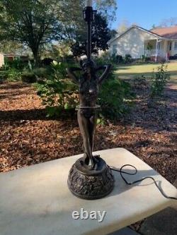 Vintage Style Bronze Motion Hula Lamp 36 with Shade
