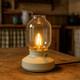 Vintage Style Kerosene Lamp Inspired Table Lamp Dimmer Glass Shade Lamp 10'