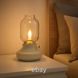 Vintage Style Kerosene Lamp Inspired Table Lamp Dimmer Glass Shade Lamp 10'