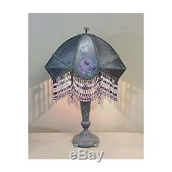 Vintage Table Lamp with Victorian Lamp Shade Jacquelyn 0420/