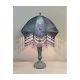 Vintage Table Lamp With Victorian Lamp Shade Jacquelyn 0420/