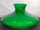 Vintage Tam-o-shanter Green Cased Glass Lamp Shade Large
