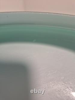 Vintage Tam-O-Shanter Style Emerald Green Cased Glass Shade 10 Fitter