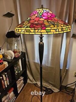 Vintage Tiffany Lamp Shade 19 Wide x 10 Tall