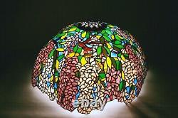 Vintage Tiffany Style 22 Laburnum Stained Glass Lamp Shade