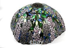 Vintage Tiffany Style 22 Laburnum Stained Glass Lamp Shade