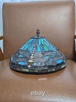 Vintage Tiffany Style Dragonfly 12 Lamp Shade