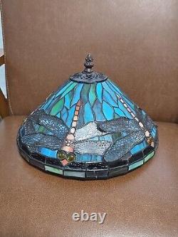 Vintage Tiffany Style Dragonfly 12 Lamp Shade