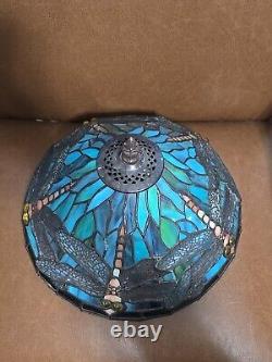 Vintage Tiffany Style Dragonfly 12 Lamp Shade