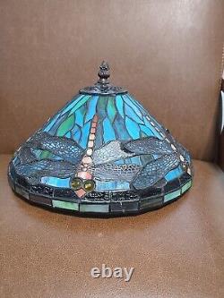 Vintage Tiffany Style Dragonfly 12 Lamp Shade