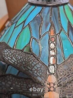 Vintage Tiffany Style Dragonfly 12 Lamp Shade