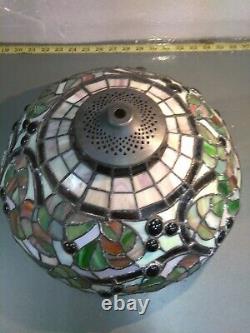 Vintage Tiffany Style Jeweled Lamp Shade (47B)