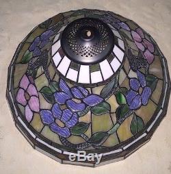 Vintage Tiffany Style Lamp Shade 15 Inch Bow