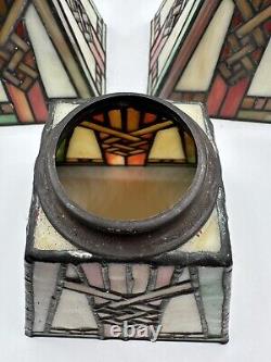 Vintage Tiffany Style Lamp Shades Set Of 3