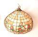 Vintage Tiffany Style Leaded Glass Lamp Shade C. 1970