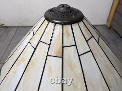Vintage Tiffany Style Mission Arts & Crafts Stained Glass Lamp Shade R59