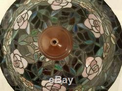 Vintage Tiffany Style Slag Glass Lamp Shade