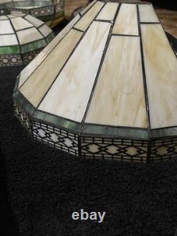 Vintage Tiffany Style Stained Glass Ceiling & Wall Sconce Light Shades