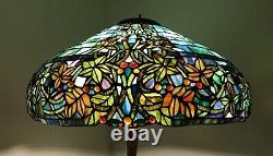 Vintage Tiffany Style Stained Glass Lamp Shade Beautiful Elegance